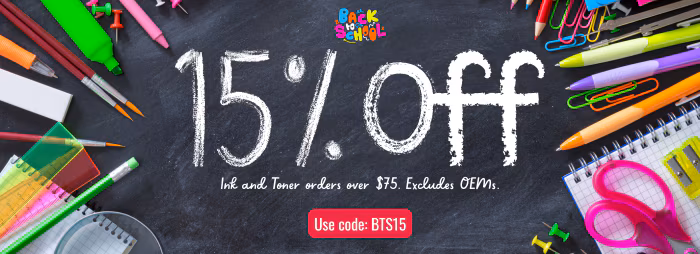Get 15% now.
